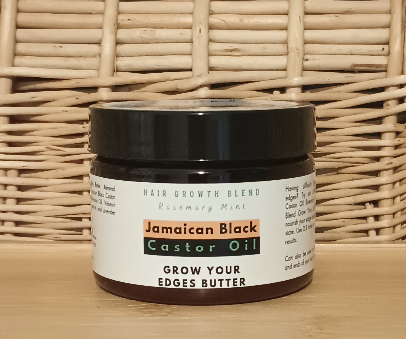 Jamaican Black Castor Oil Rosemary Mint Hair Growth Blend - Grow Your Edges Butter