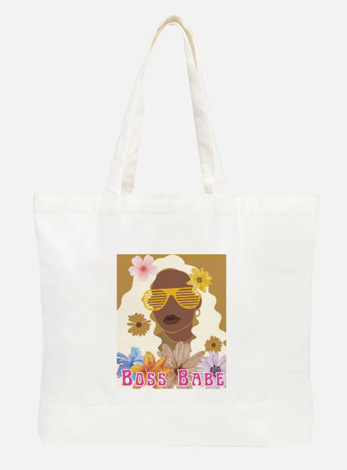 BOSS BABE Tote Bag Personalized Tote Bag Canvas Tote Bag 